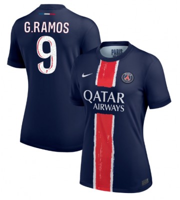 Paris Saint-Germain Goncalo Ramos #9 Replika Hjemmebanetrøje Dame 2024-25 Kortærmet